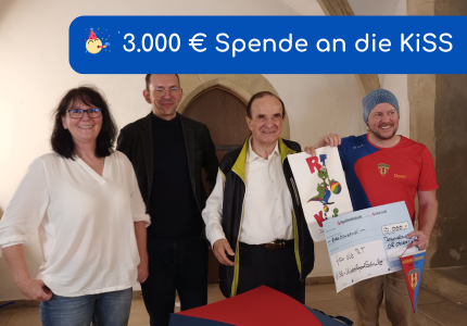 3.000 € Spende an die KiSS