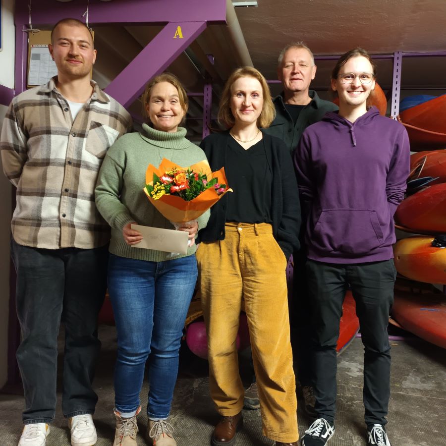 von links: Lukas Feichtmeier, Brigitte Rösch, Tanja Walbrunn, Dieter Bodem, Jonas Kammermeier